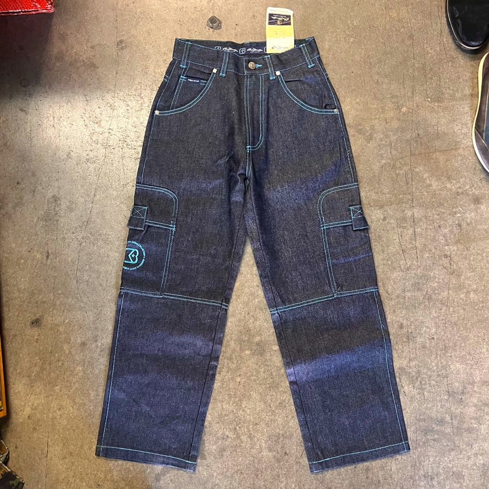 EXTREMELY RARE Kno Betta Savvy Denim Jeans w/ blue stitching